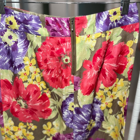NWT Banana Republic Floral Pencil Skirt size 8P - Picture 13 of 16